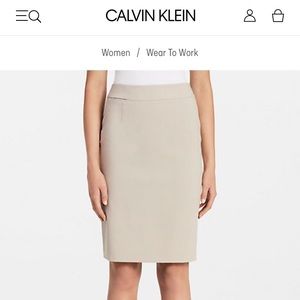 Calvin Klein Pencil Skirt